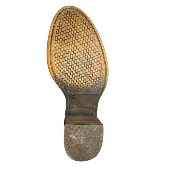 LUCKY BRAND KNEE HEIGHT SUEDE BOOTS SHOES BLACK TONE WOMEN'S SIZE 7 - Picture 8 of 9